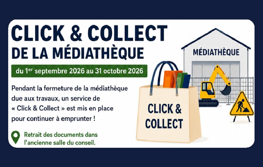 CLICK & COLLECT DE LA MÉDIATHÈQUE